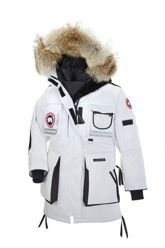 White Womens Snow Mantra Canada Goose outlet store